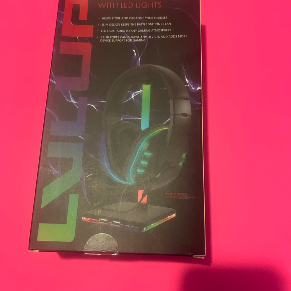 Gaming Headset stand with‎ lights